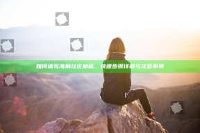 如何填写海角社区邮箱，快速步骤详解与注意事项