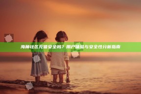 海角社区充值安全吗？用户体验与安全性调查指南