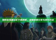 如何在海角社区下载视频，详细步骤分享与技巧介绍