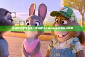 海角网站是否合法？深入探讨与检视在中国的法律风险