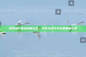 探索国产精品海角社区：共享生活与文化的理想空间