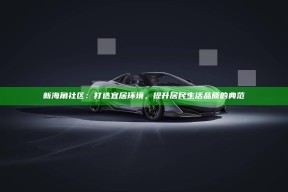 新海角社区：打造宜居环境，提升居民生活品质的典范